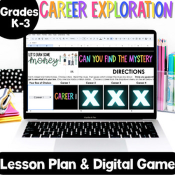 Preview of Career Exploration Digital Activity and Lesson Plan