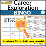 Middle School Career Exploration BINGO Game for Career Readiness