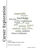 Career Exploration, Planning and Goal Setting  Print and Digital