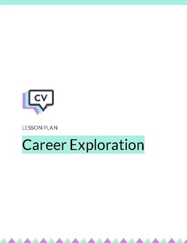 Preview of Career Exploration Lesson Plan