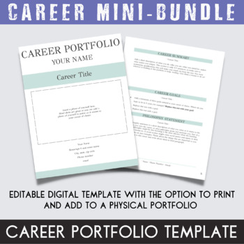 Career Exploration Mini-Bundle: Career PBL & Career Portfolio Template