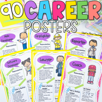 Preview of Career Exploration Posters for Elementary Career Education