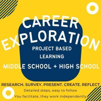 Preview of Career Exploration Project Based Learning | Middle School | High School
