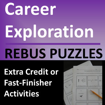 Preview of Career Exploration Puzzles Fun Activities