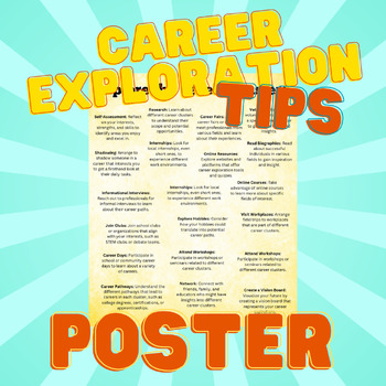 Preview of Career Exploration Tips