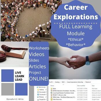 Preview of Career Exploration Unit | Readiness | Interests/Pathways | Ethics