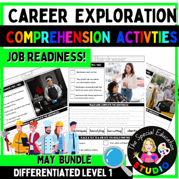 Preview of Career Exploration Vocational Job skill occupations readiness employment May 1