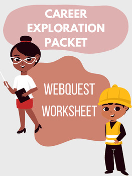 Preview of Career Exploration WebQuest I Career Internet Activity
