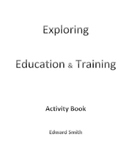 Career Exploration Work Book-Exploring Education & Trainin
