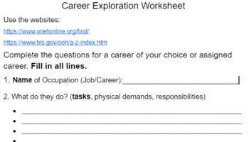 Career Exploration using