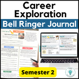 Career Exploration Worksheets - Bell Ringer Journal for Se