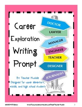 Preview of Career Exploration Writing Prompt