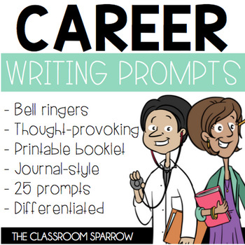 Preview of CAREER EXPLORATION: Daily Writing Prompts (Readiness, Reflection, Journal)
