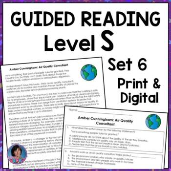 Preview of 4th & 5th Grade Digital Reading Comprehension Passages: Set 6 {Googles Slides +}