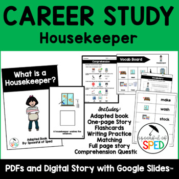 Preview of Career Exploration for Special Education: Housekeeper