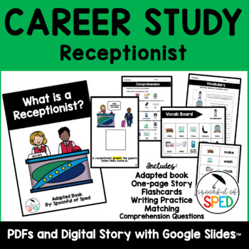 Preview of Career Exploration for Special Education: Receptionist