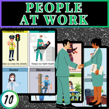 Preview of Career Explorers: People at Work Printable Activity Pack for Curious Kids!