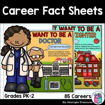 Preview of Career Fact Sheets for Early Readers: Community Helpers