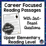 FREE Career Exploration Reading Comprehension Passages and