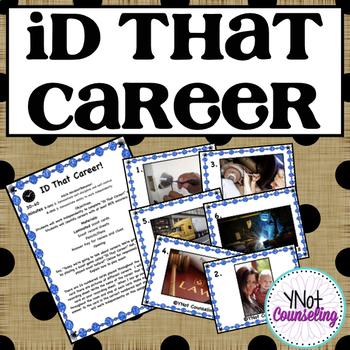 Preview of Career Freebie: ID That Career! Scoot Game
