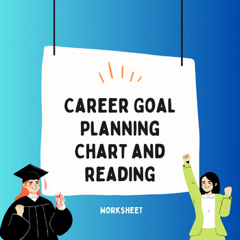 Preview of Career Goal Planning Chart and Reading (SEL and CTE)