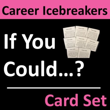 Preview of Career Icebreaker or Back to School or Homeroom Group Activity or Writing Prompt