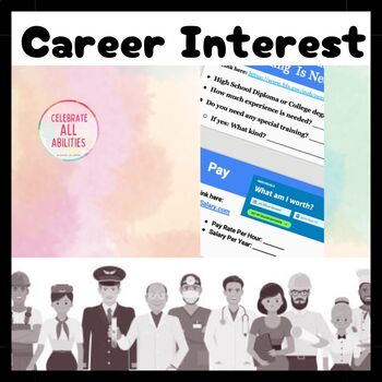 Preview of Career Interest Google Slides