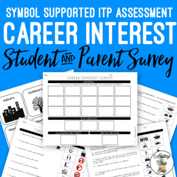 Preview of Career Interest Symbol Supported Student Survey