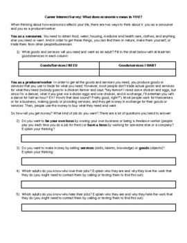 Preview of Career Interest Survey (Distance Learning)