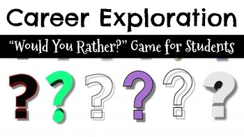 Preview of Career Interests Game
