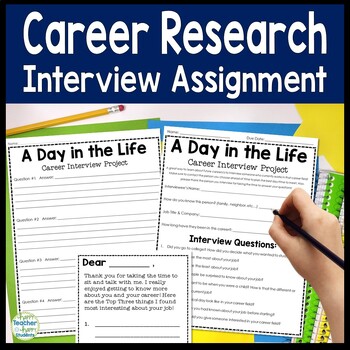 Preview of Career Interview | Career Exploration | Day in the Life | Career Day Activities