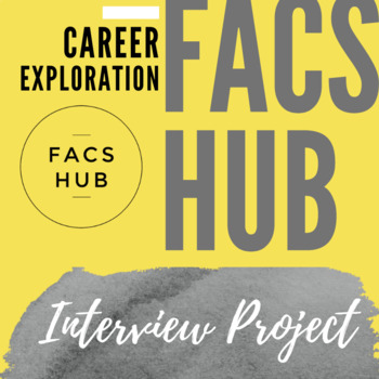 Preview of Career Interview Project (PDF & EASEL)