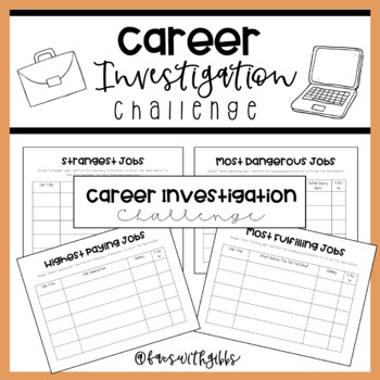 Preview of Career Investigation Challenge