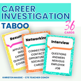 Career Investigation Taboo Game - Middle School and High School
