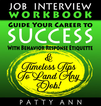 Preview of Career & Job Interview Skills  - Employment Prep - Behavior Etiquette - Workbook