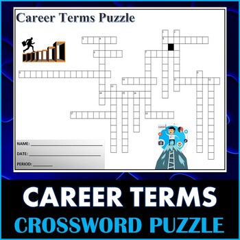 Preview of Career & Job Terminology - Crossword Puzzle Worksheet