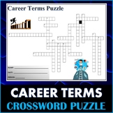 Career & Job Terminology - Crossword Puzzle Worksheet