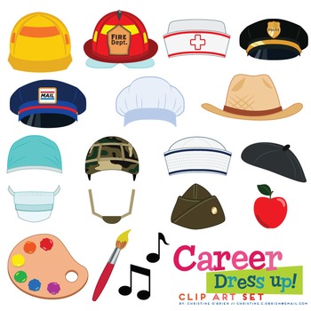 Preview of Career / Jobs Dress Up Clip Art Set #AugTpTClipLove