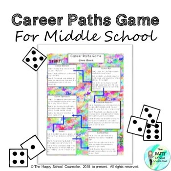Preview of Career Paths Game for Middle School