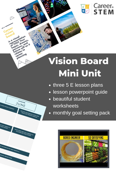 Preview of Career Planning Bootcamp: Unit 1 Discover (goal setting lessons, worksheets)