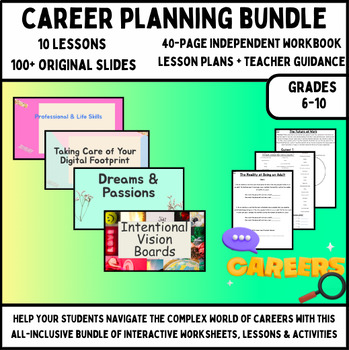 Preview of Career Planning Unit (10 lessons) - PDF