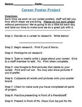 project instructions for students