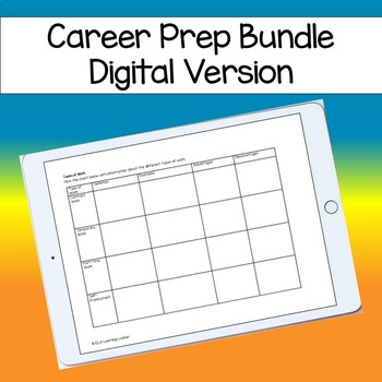 Preview of Career Prep Bundle for High School Digital Version