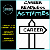 Career Readiness Activities for Middle & High School- Editable!  