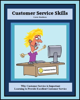 Preview of Career Readiness, CUSTOMER SERVICE SKILLS, vocational, career lessons