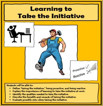 Preview of Career Readiness - Employment - LEARNING TO TAKE THE INITIATIVE AT WORK
