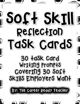 Preview of Career Readiness: Soft Skill Reflection Task Cards