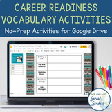 Career Readiness Vocabulary Activities for Google Drive | 