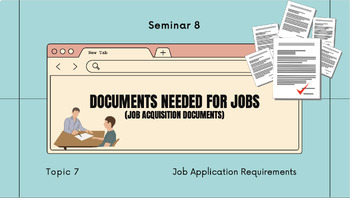 Preview of Career Readiness: What Are Employment Documents? Bundle