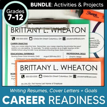 Preview of Career Readiness BUNDLE: Are Your Students Prepared for Life After HS?